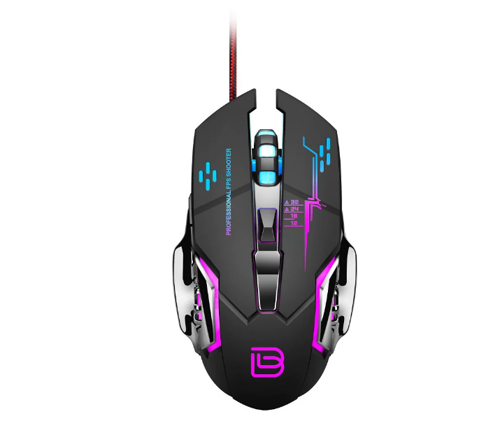 G8 Hot Wheels Wired Mouse USB Gaming 6D Macro Definition Programming Illuminated Esports Mechanical Mouse